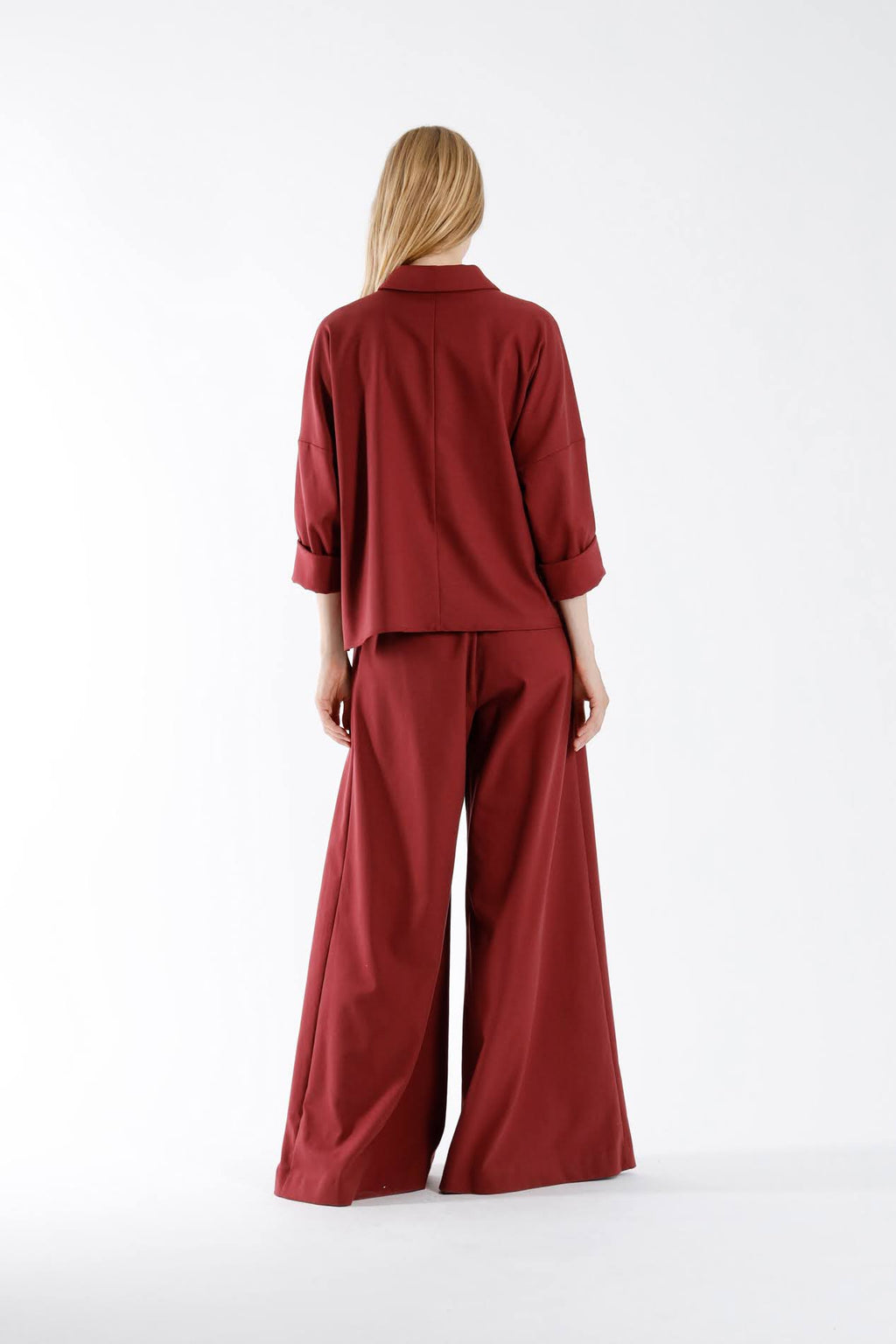 Blouses lange mouw bordeaux Julia June