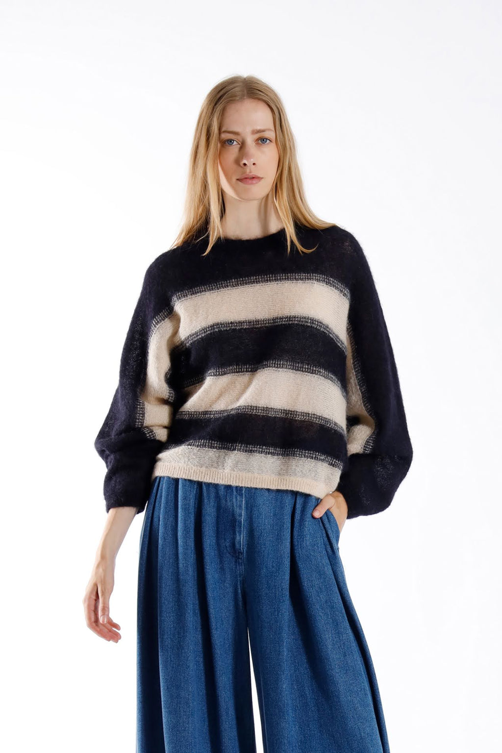 Pulls blauw Julia June