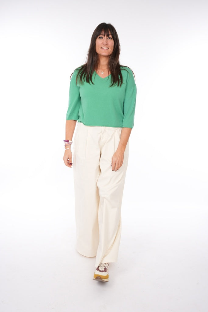 Pulls groen BLACK ROSE