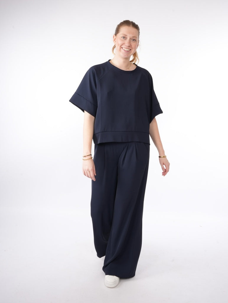 Broeken navy BLACK ROSE