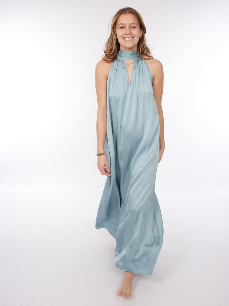 Jurken zonder mouw blauw BLACK ROSE