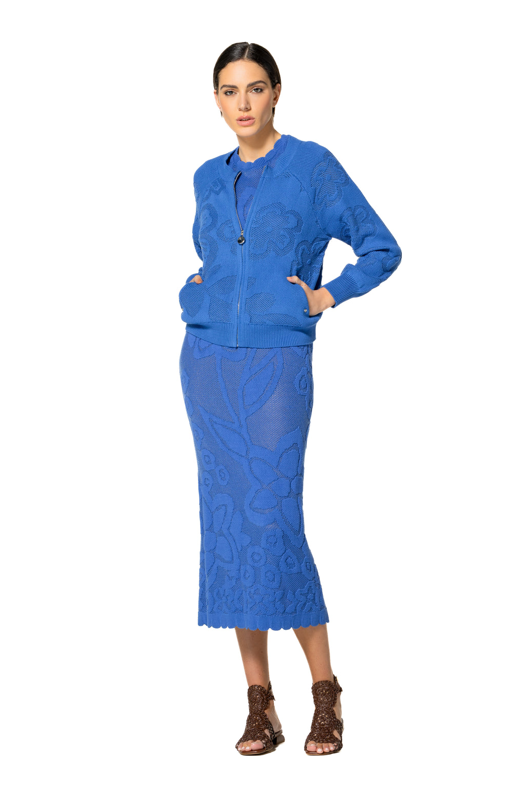 Jurken zonder mouw blauw Caroline Biss
