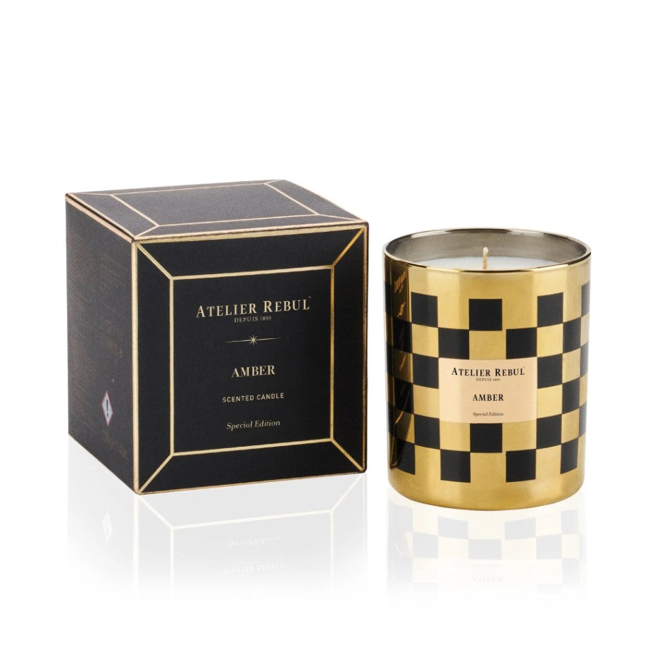 Kaarsen rose & amber Atelier Rebul