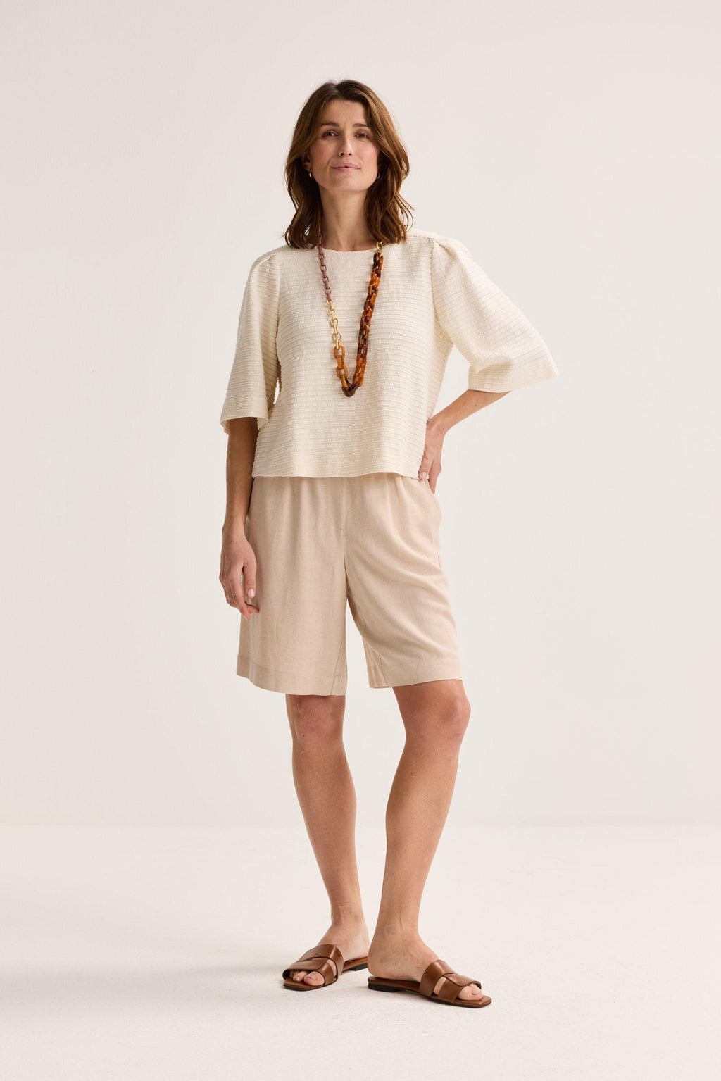 Shorten beige Améline