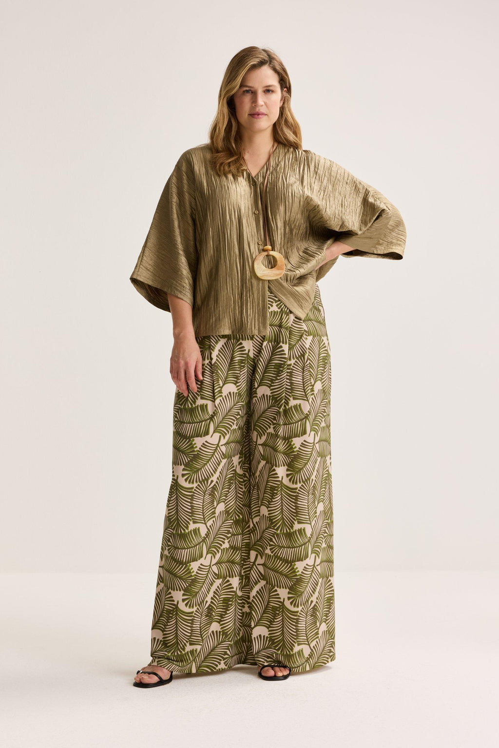 Broeken groen Améline