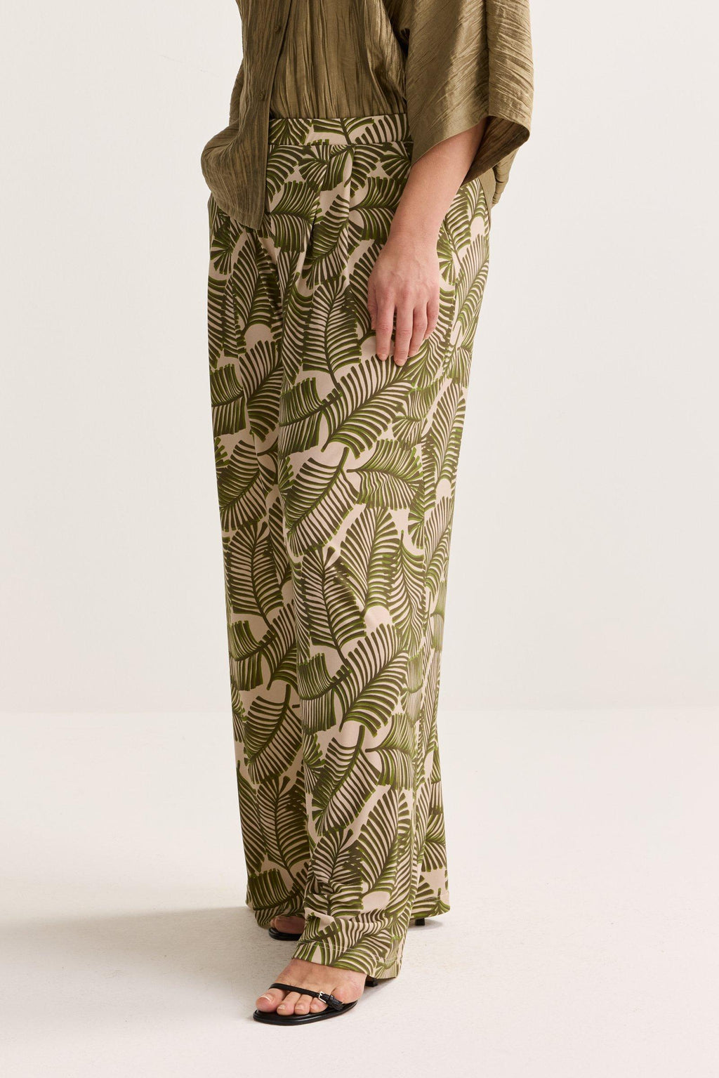 Broeken groen Améline