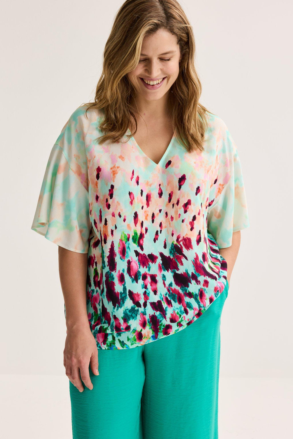 Blouses korte mouw multicolor Mayerline
