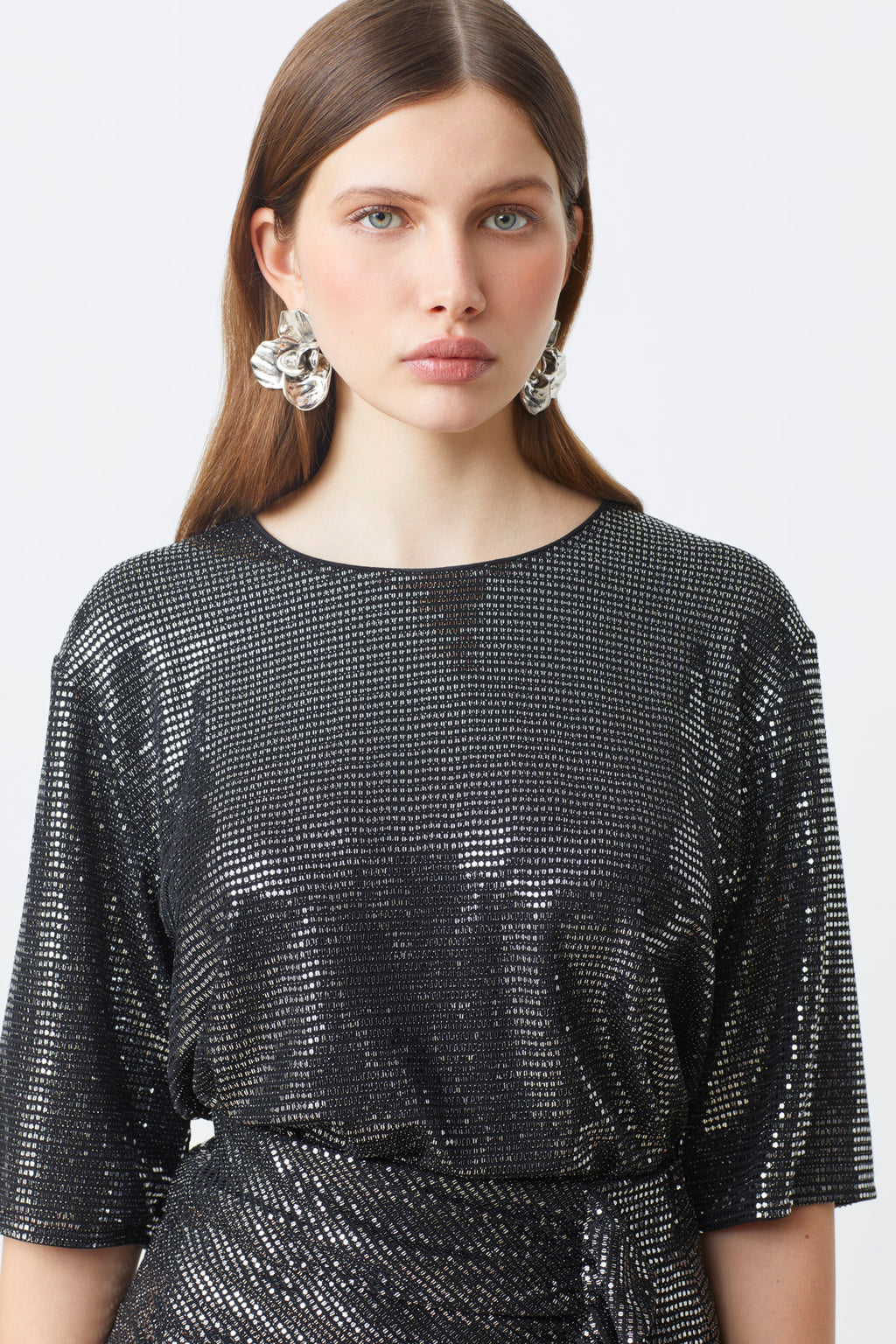 T-shirts korte mouw zilver Suncoo Paris