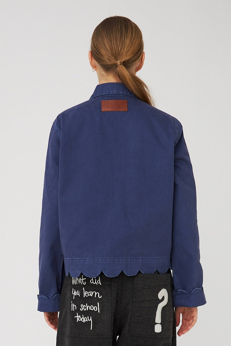 Blouses lange mouw blauw STELLA NOVA