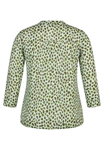 T-shirts lange mouw groen Rabe