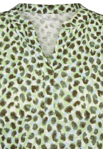 T-shirts lange mouw groen Rabe