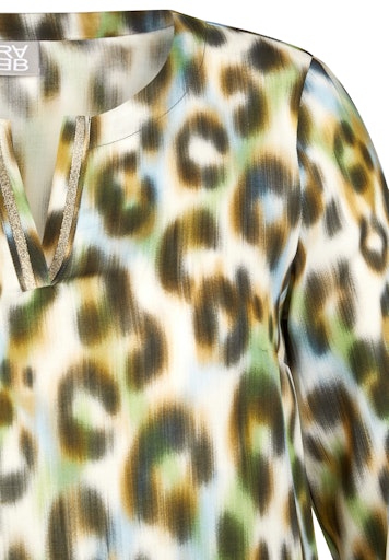 Blouses lange mouw groen Rabe