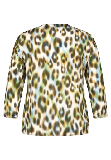 Blouses lange mouw groen Rabe