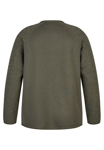 Cardigans groen Rabe