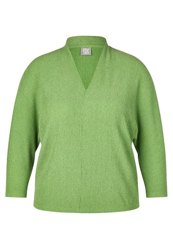 T-shirts lange mouw groen Rabe