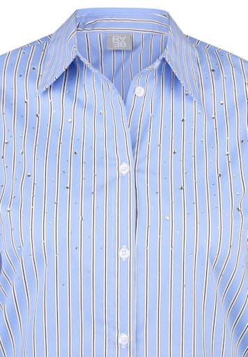 Blouses lange mouw blauw Rabe