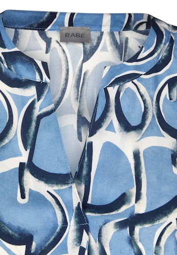 Blouses lange mouw blauw Rabe