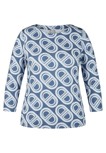 T-shirts korte mouw blauw Rabe