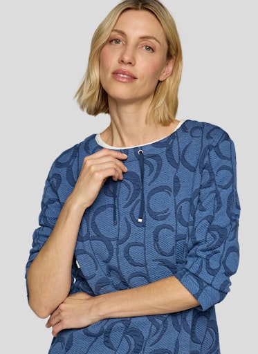 T-shirts lange mouw blauw Rabe