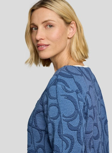 T-shirts lange mouw blauw Rabe