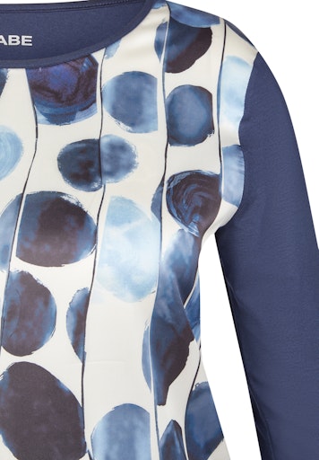 T-shirts lange mouw blauw Rabe