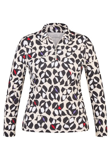 T-shirts lange mouw zwart Rabe