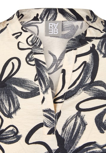 Blouses lange mouw beige Rabe