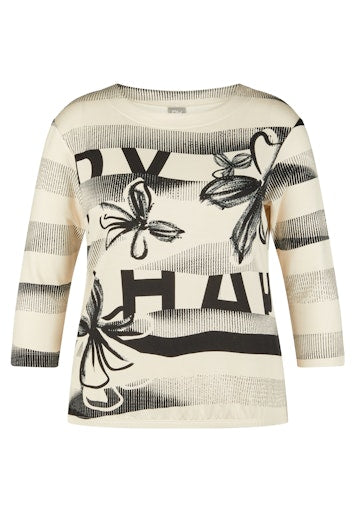 T-shirts korte mouw beige Rabe