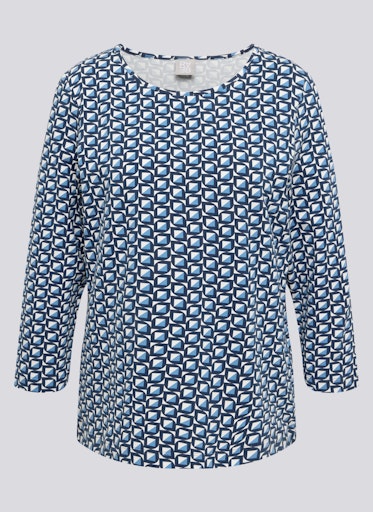 T-shirts lange mouw blauw Rabe