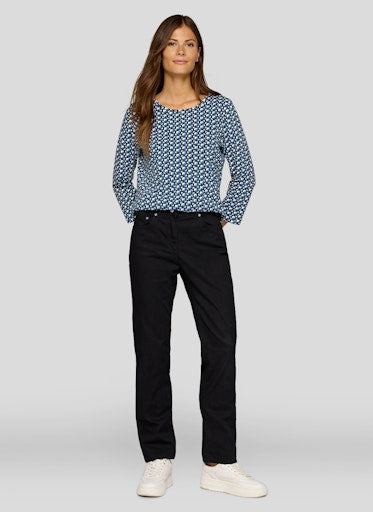 T-shirts lange mouw blauw Rabe