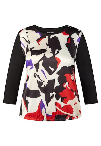 T-shirts lange mouw zwart Rabe