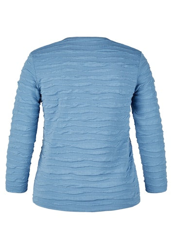 T-shirts lange mouw blauw Rabe