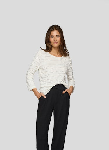 T-shirts lange mouw beige Rabe