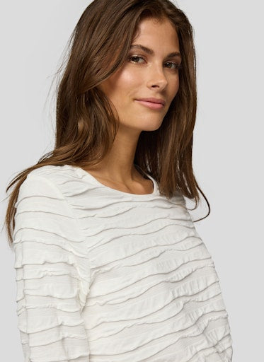 T-shirts lange mouw beige Rabe