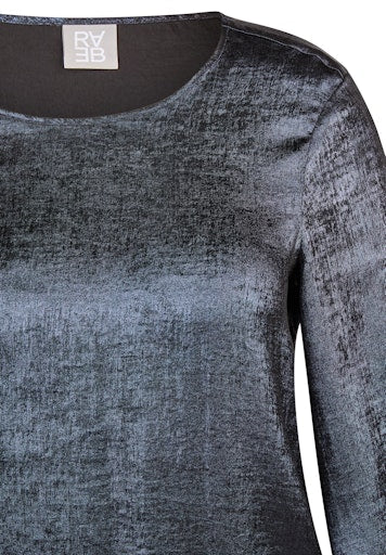Blouses lange mouw blauw Rabe