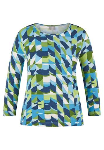 T-shirts lange mouw blauw Rabe