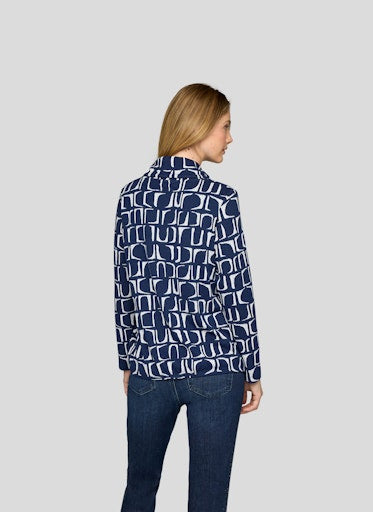 T-shirts lange mouw blauw Rabe