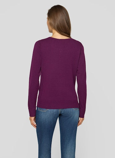 Cardigans paars Rabe