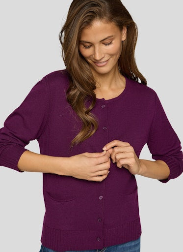 Cardigans paars Rabe