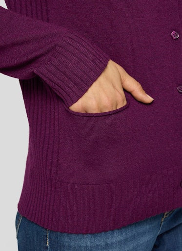 Cardigans paars Rabe