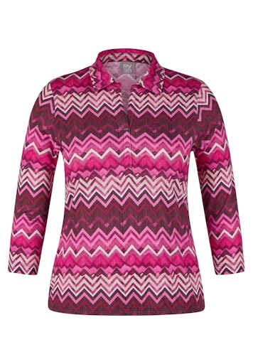 T-shirts lange mouw paars Rabe