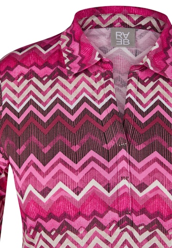 T-shirts lange mouw paars Rabe