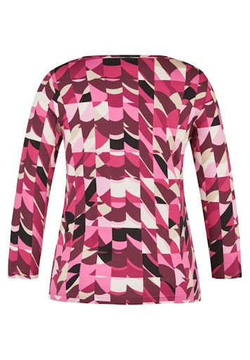 T-shirts lange mouw paars Rabe