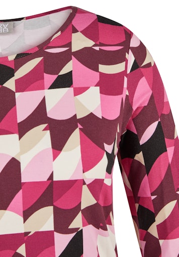 T-shirts lange mouw paars Rabe