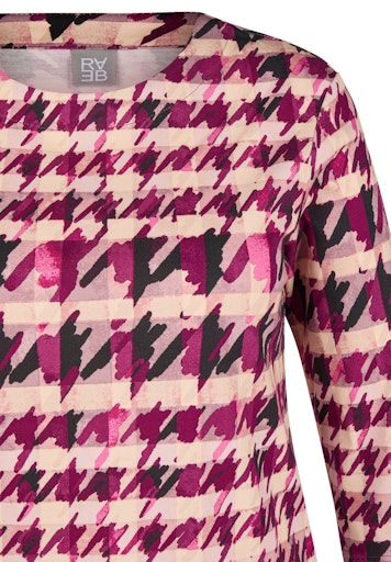 T-shirts lange mouw paars Rabe