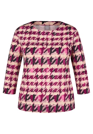 T-shirts lange mouw paars Rabe