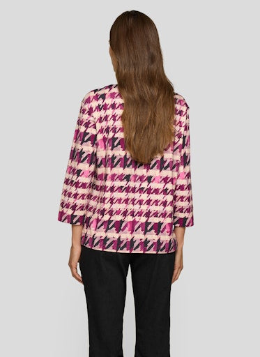 T-shirts lange mouw paars Rabe