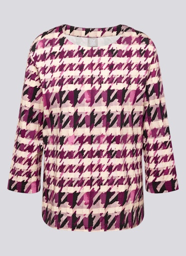 T-shirts lange mouw paars Rabe