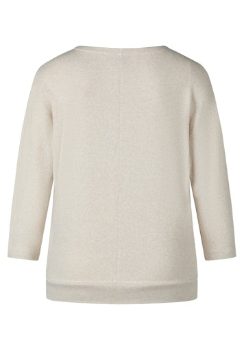 T-shirts lange mouw beige Rabe