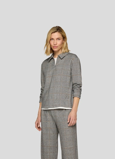 T-shirts lange mouw grijs Rabe